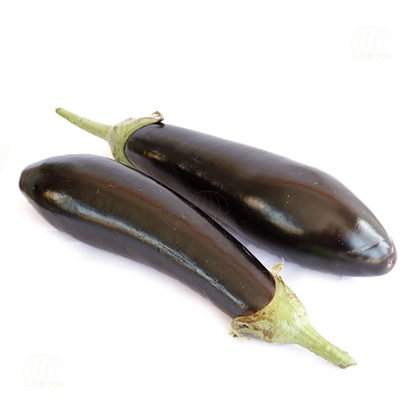 تصویر بادمجان گلخانه ای درجه 1