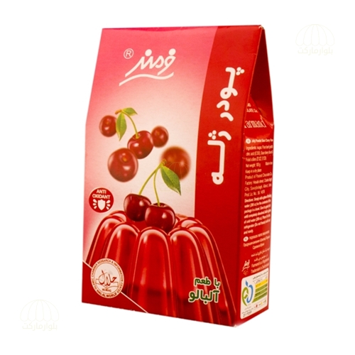 تصویر پودر ژله آلبالو 100 گرمي فرمند