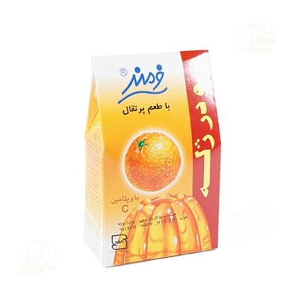تصویر پودر ژله پرتقال 100 گرمي فرمند