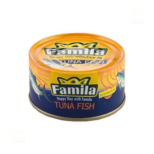 تصویر کنسرو ماهي تن در روغن سويا 180 گرمي فاميلا