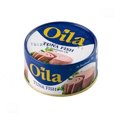 تصویر کنسرو ماهي تن در روغن سويا 180 گرمي اويلا