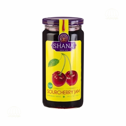 تصویر مربا آلبالو شيشه 570 گرمي شانا