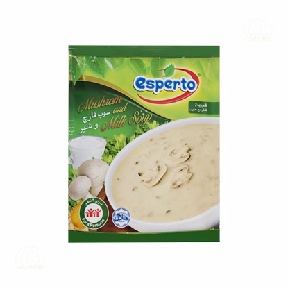 تصویر سوپ قارچ و شير 70 گرمي اسپرتو
