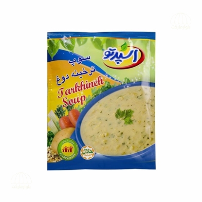 تصویر سوپ ترخينه دوغ 75 گرمي اسپرتو