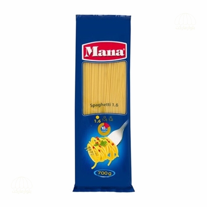 تصویر اسپاگتي 1.6 رشته اي 700 گرمي مانا