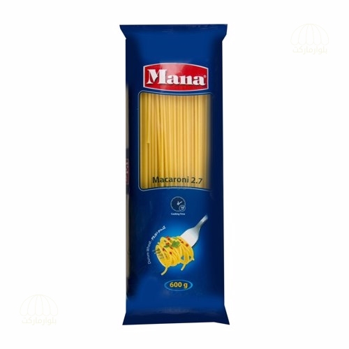 تصویر اسپاگتي 2.7 رشته اي 600 گرمي مانا