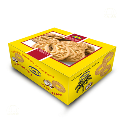 تصویر بيسكويت پذيرايي نارگيلي 900 گرمي گرجي