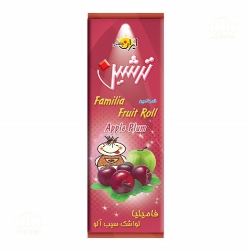 تصویر لواشک فاميليا سيب و آلو 80 گرمي ترشين