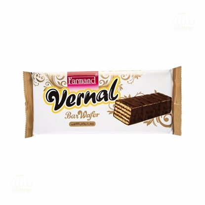 تصویر ويفر ورنال با روکش کاکائو  6 عددي فرمند