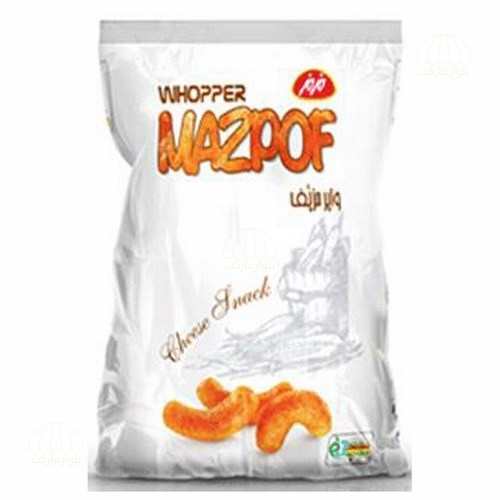 تصویر اسنک پنيري واپر مزپف 60 گرمي مزمز