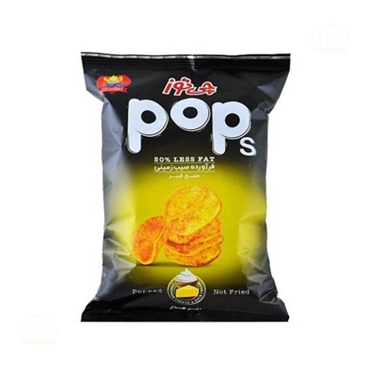 تصویر پاپس چيپس رژيمي با پنير چدار چي توز