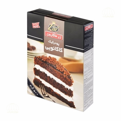 تصویر پودر کيک کاکائويي 500 گرمي زر