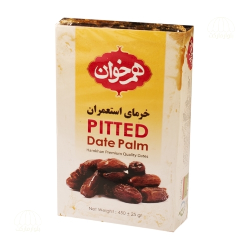 تصویر خرمای استعمران بدون هسته پرس شده 450 گرمی هم خوان