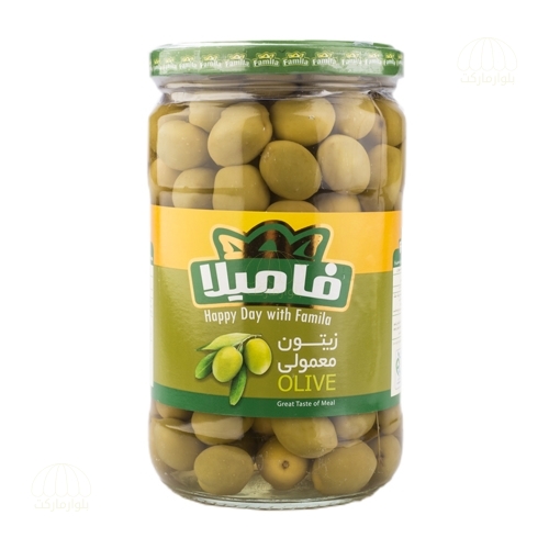 تصویر زيتون معمولي 650 گرمي فاميلا