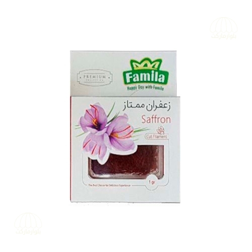 تصویر زعفران سرگل ممتاز کريستالي يک گرمي فاميلا