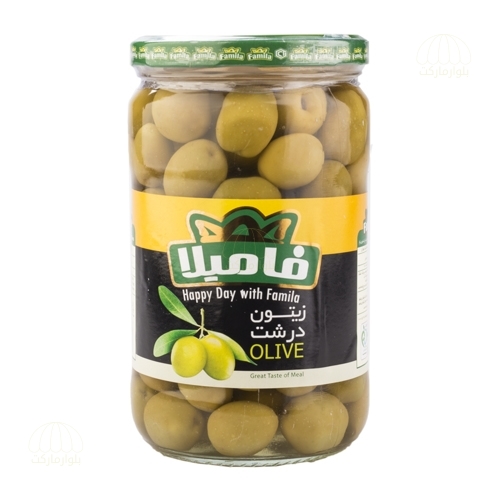 تصویر زيتون درشت 650 گرمي فاميلا
